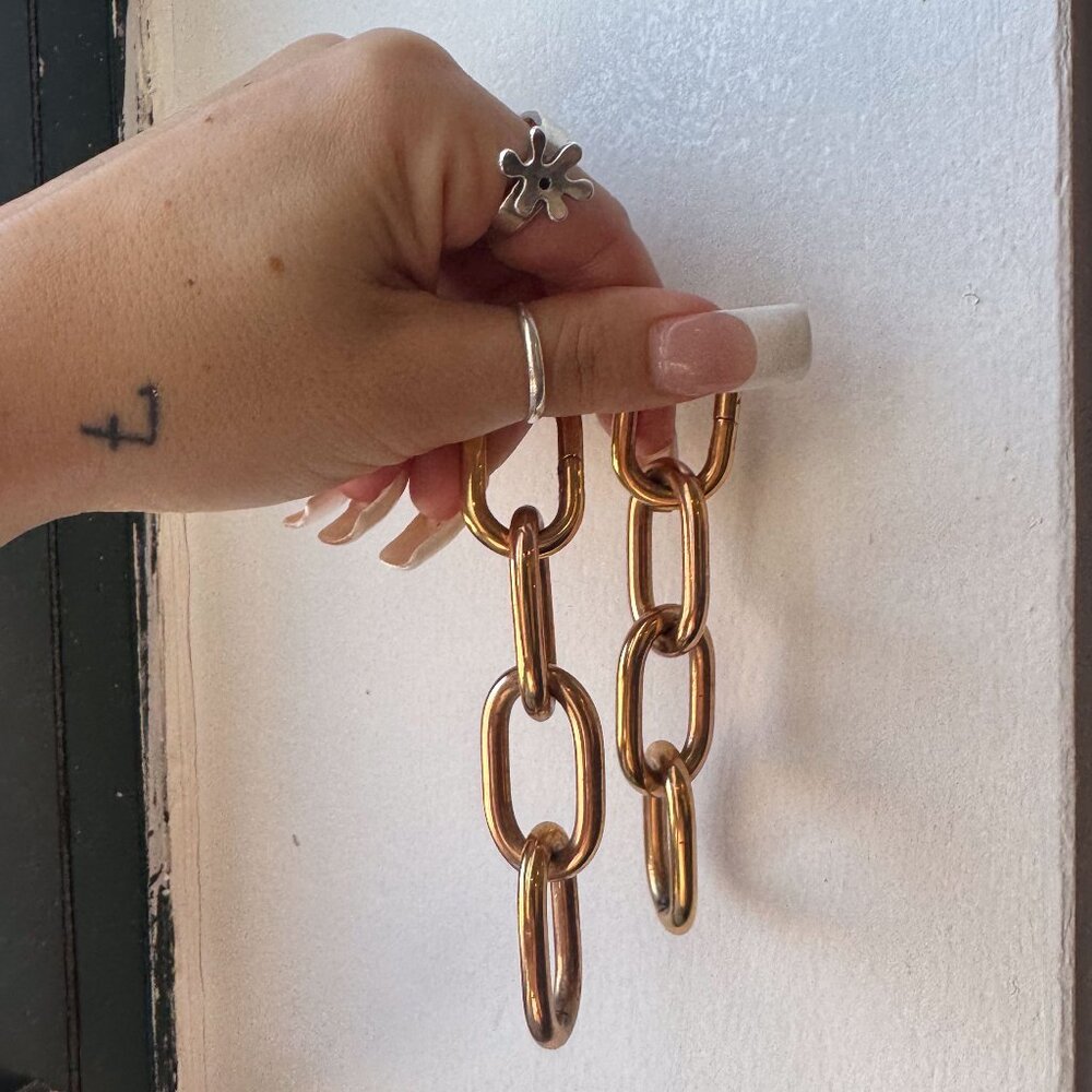 Alexander Wang Chain Drop Earrings - Picture 2 of 4